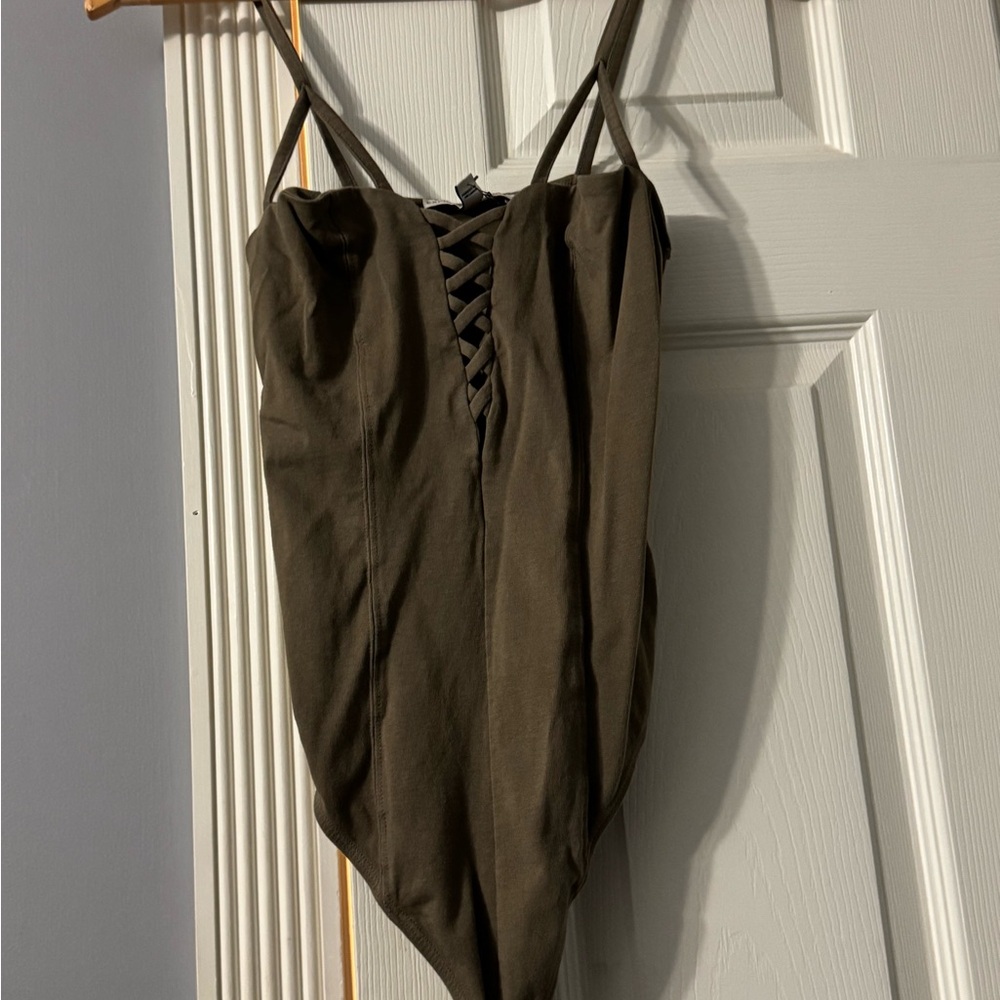 Olive Green One Piece body suit